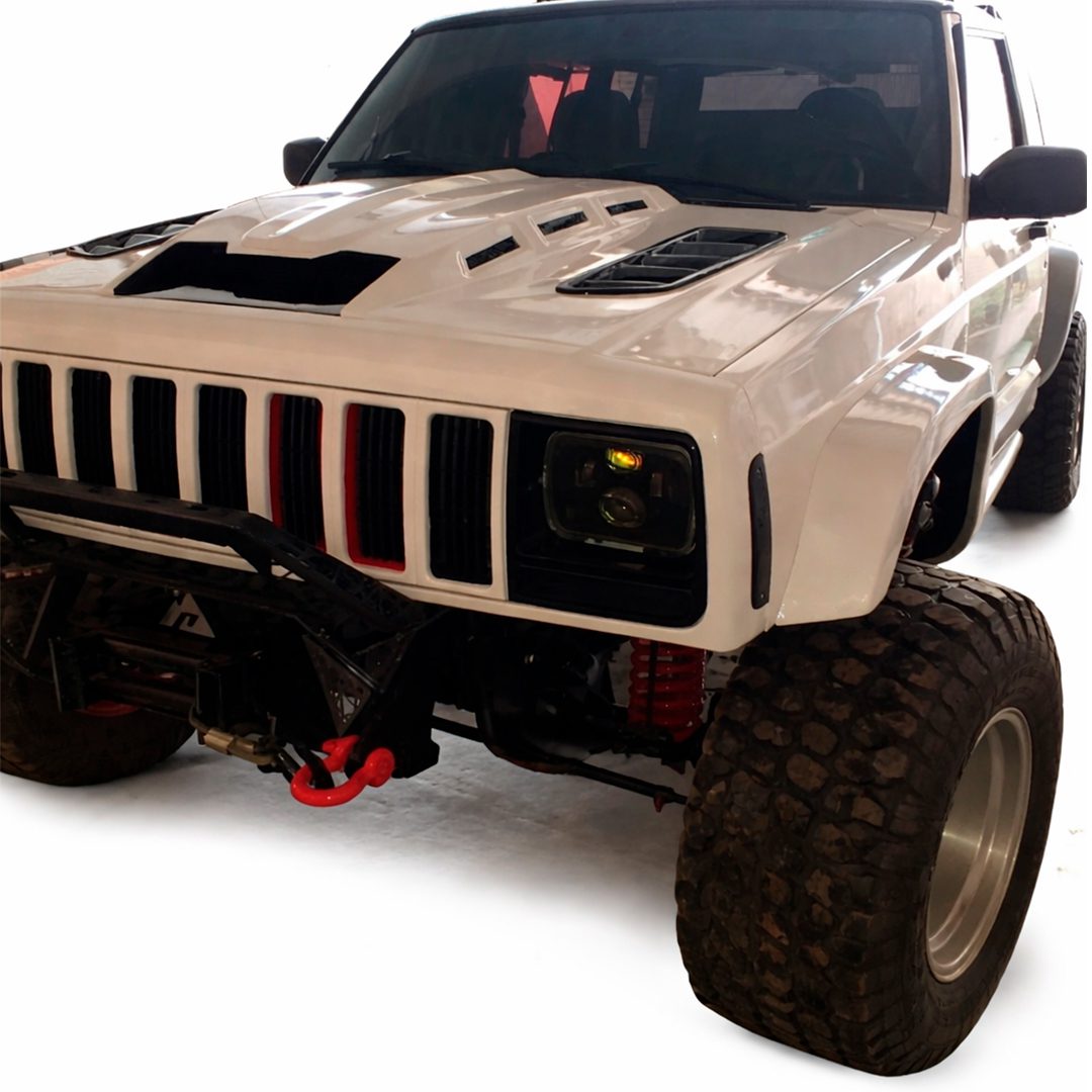 Cantoneras Estilo Notch Custom Versión Mini para Jeep Cherokee XJ - Imagen 4